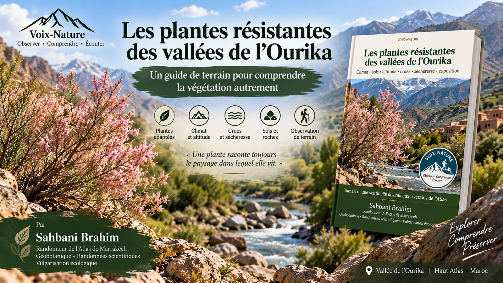 Les plantes résistantes des vallées de l’Ourika Un guide de terrain par Sahbani Brahim